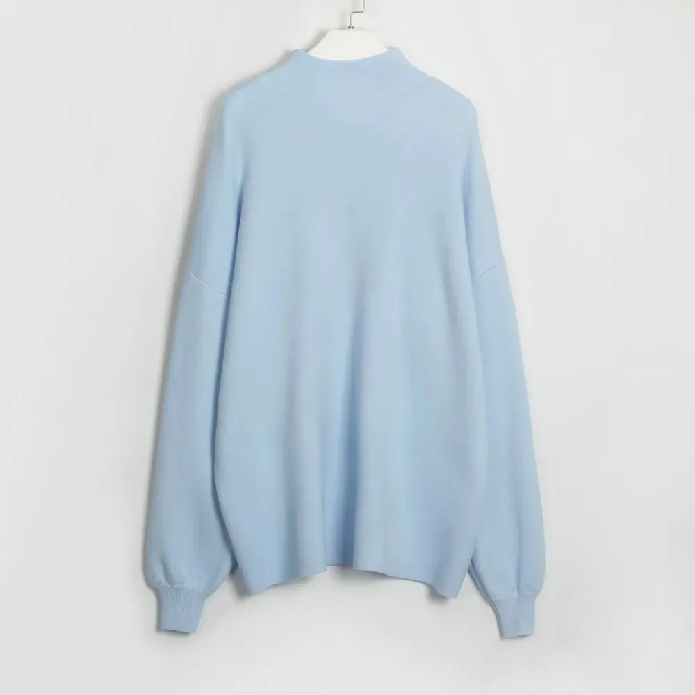 Aimee Long Sleeve Solid Women Sweater