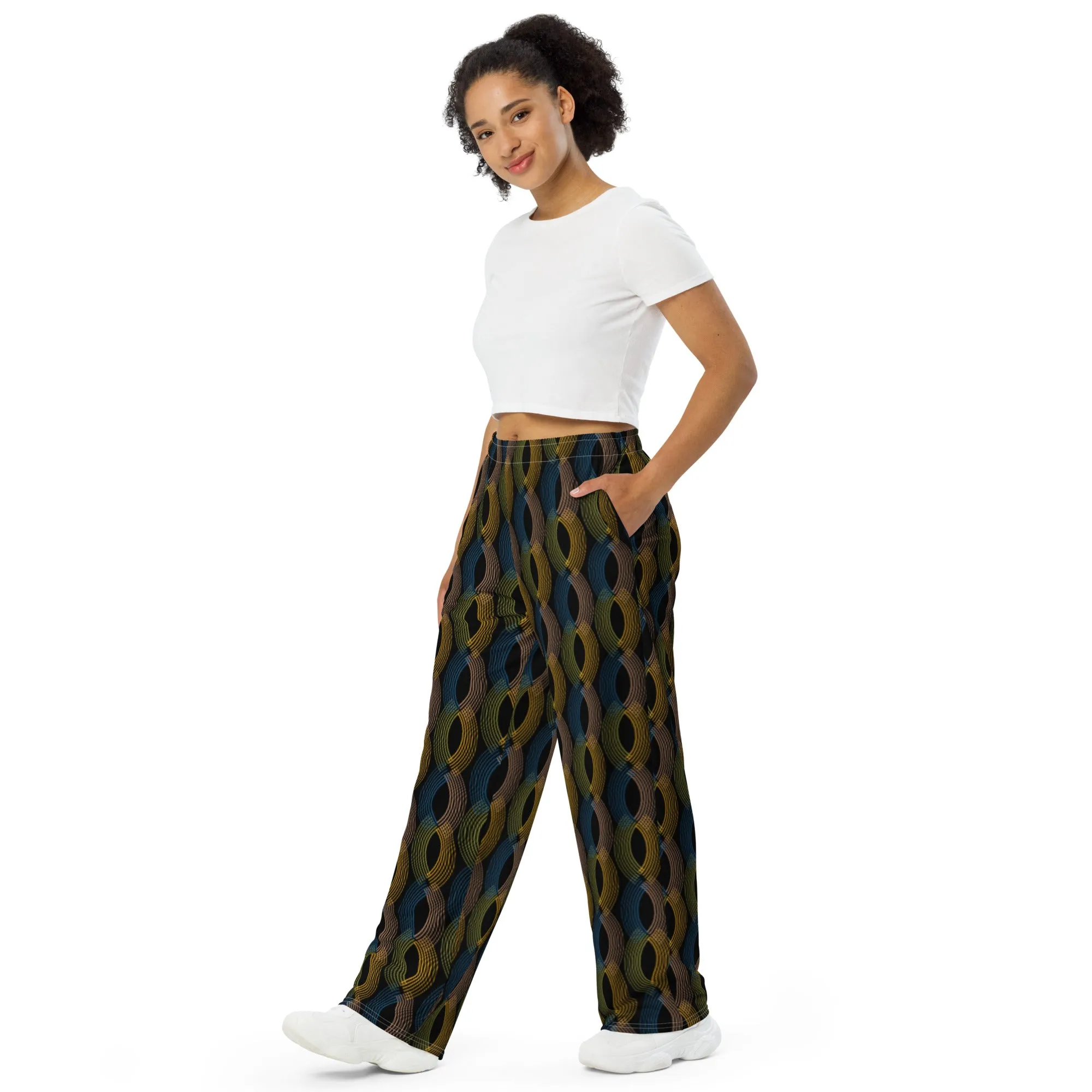 Arc Sereis- Black Arc wide-leg pants