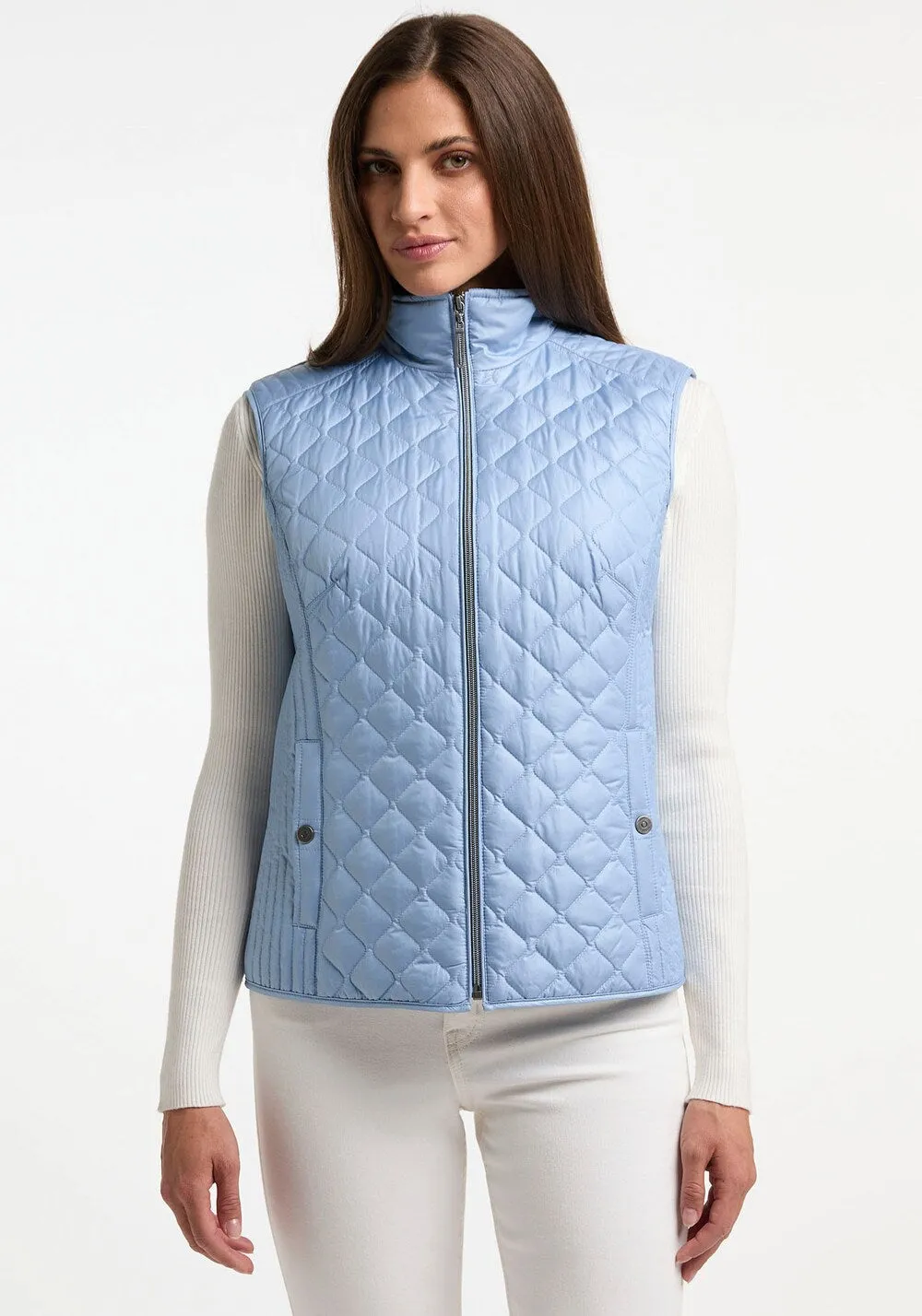 Barbara Lebek vest, light blue