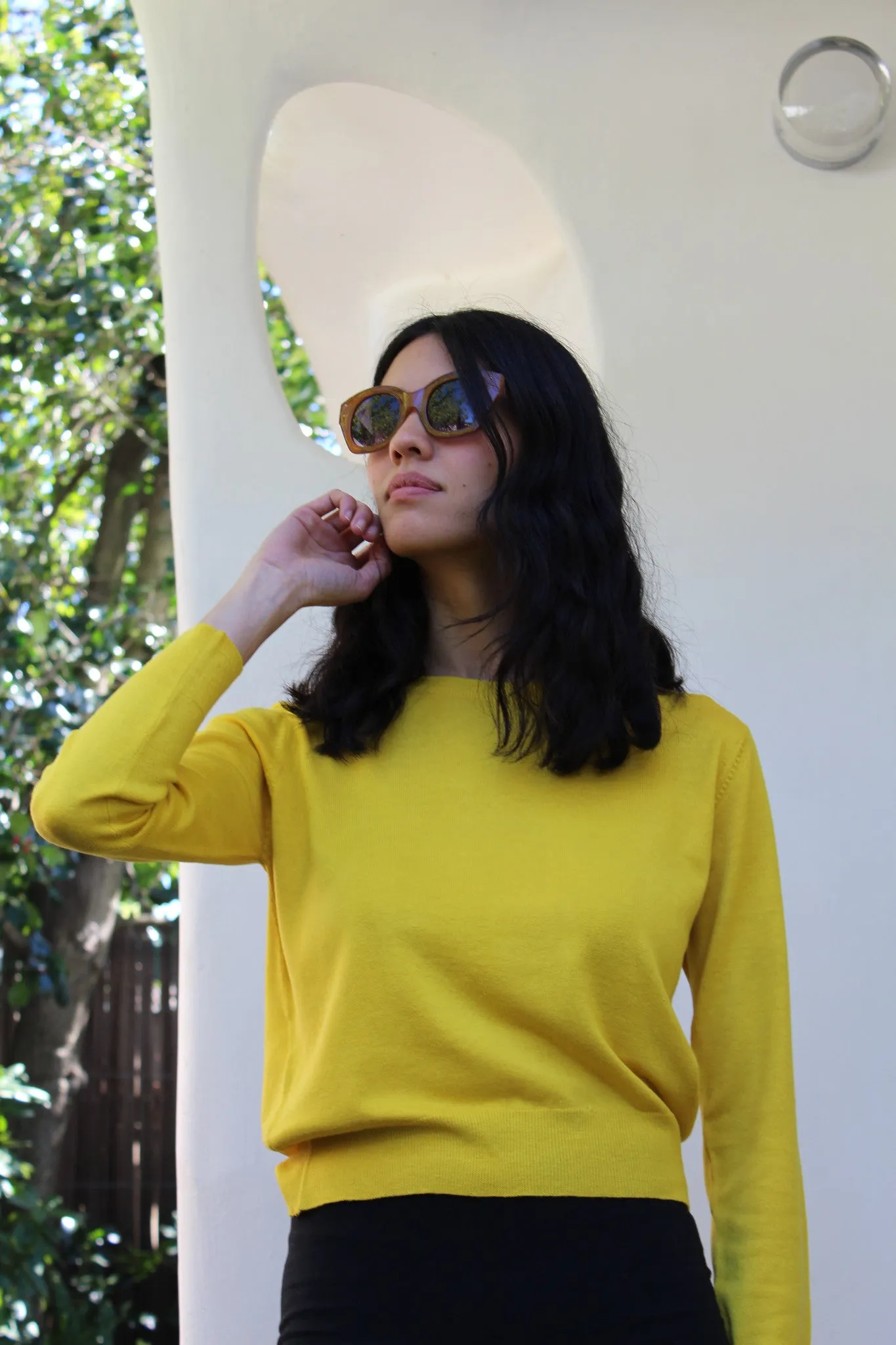 Beklina L/S Sleeve Knit Top Turmeric