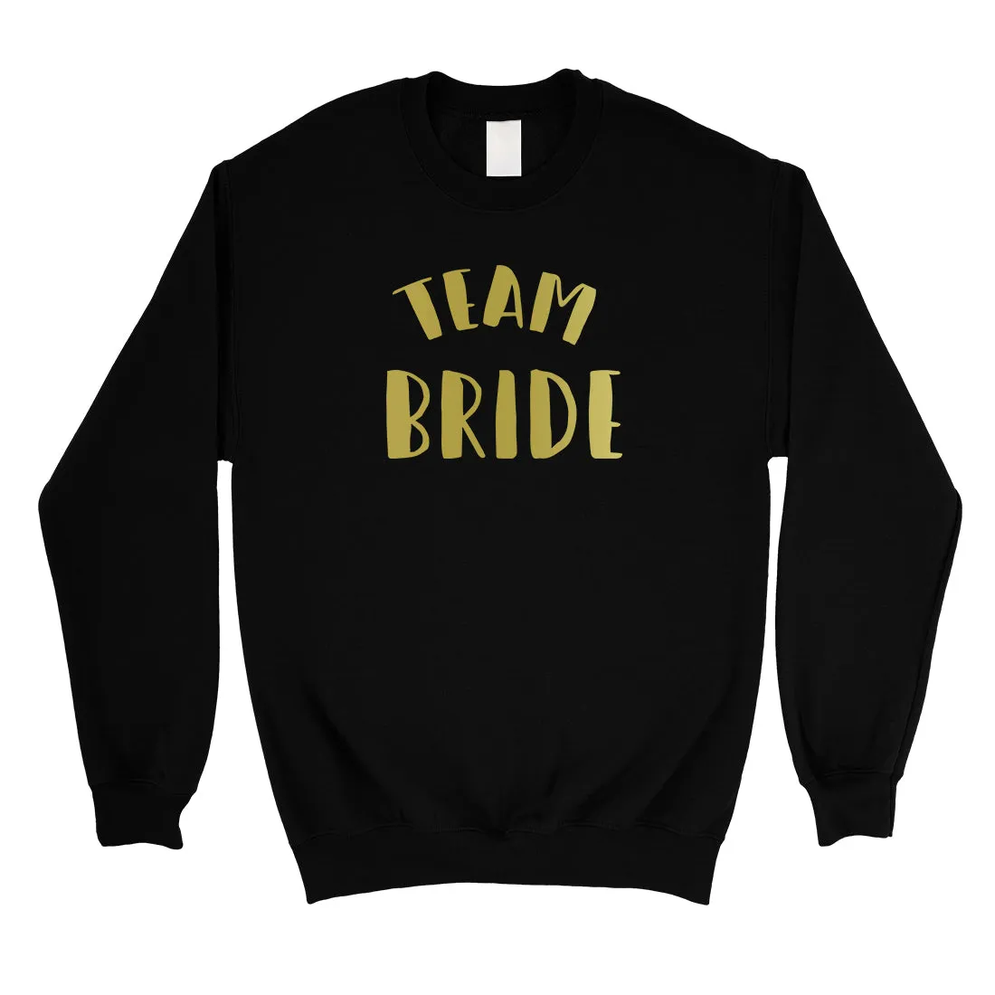 Bride Team Bride-GOLD Unisex Crewneck Sweatshirt Cute Anniversary