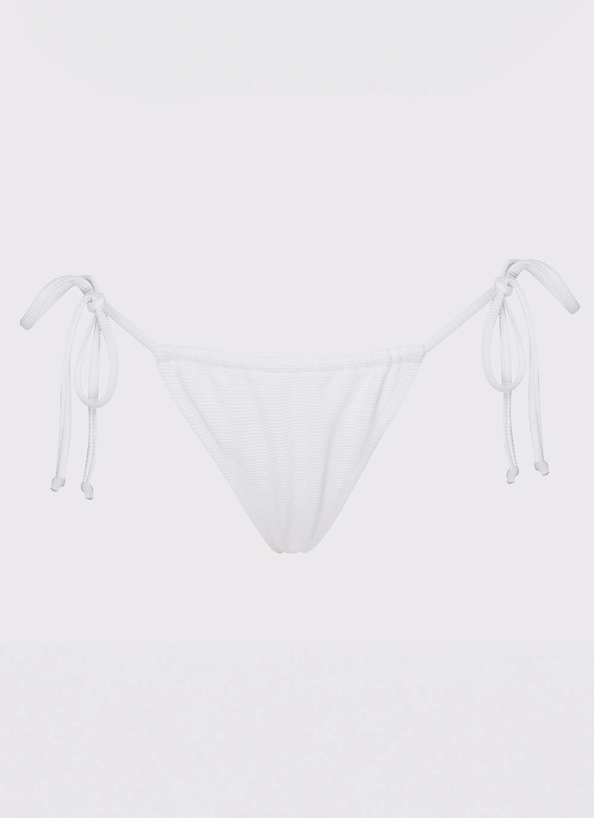 Calista Bikini Bottoms - White