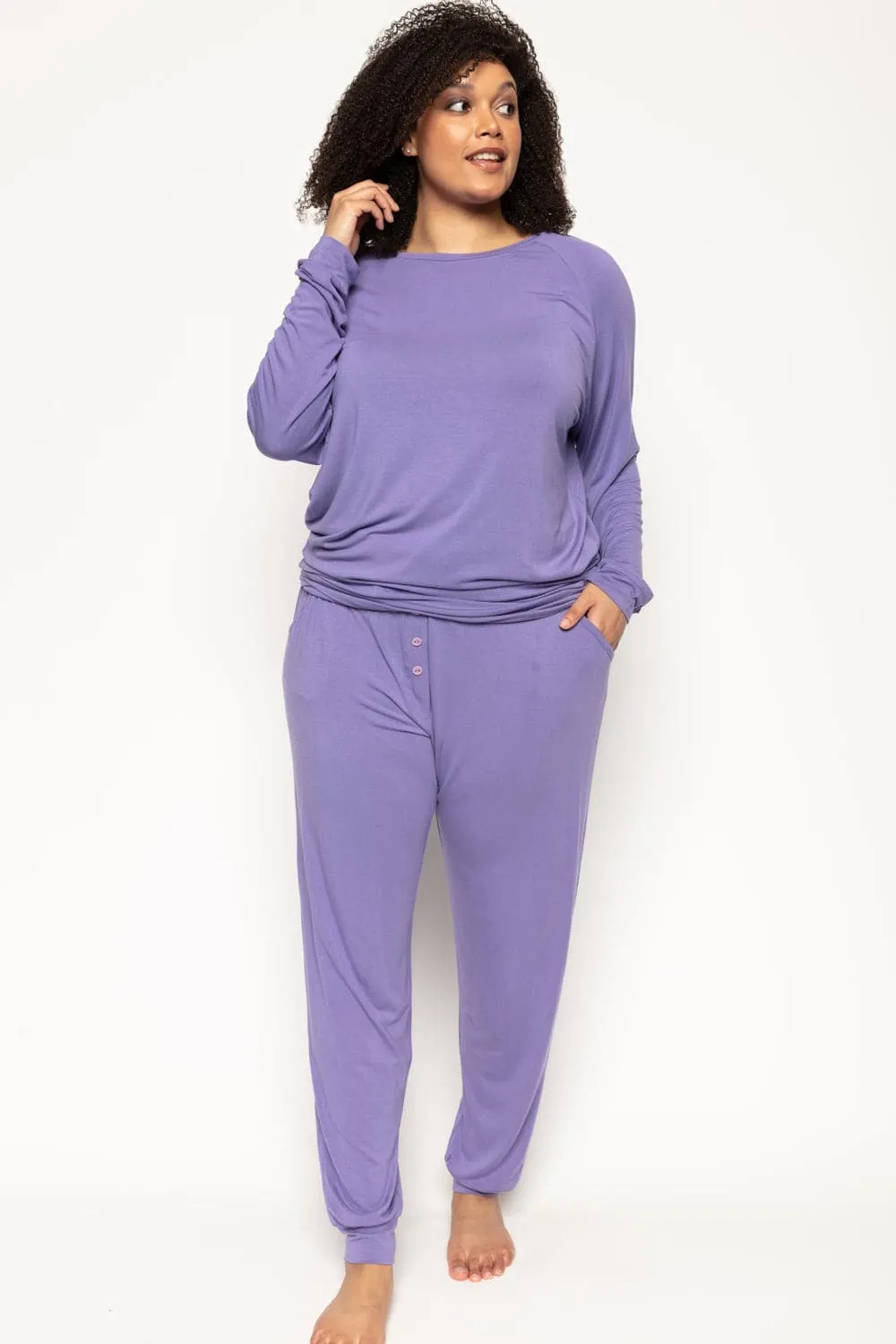 Camila Lilac Jersey Pants