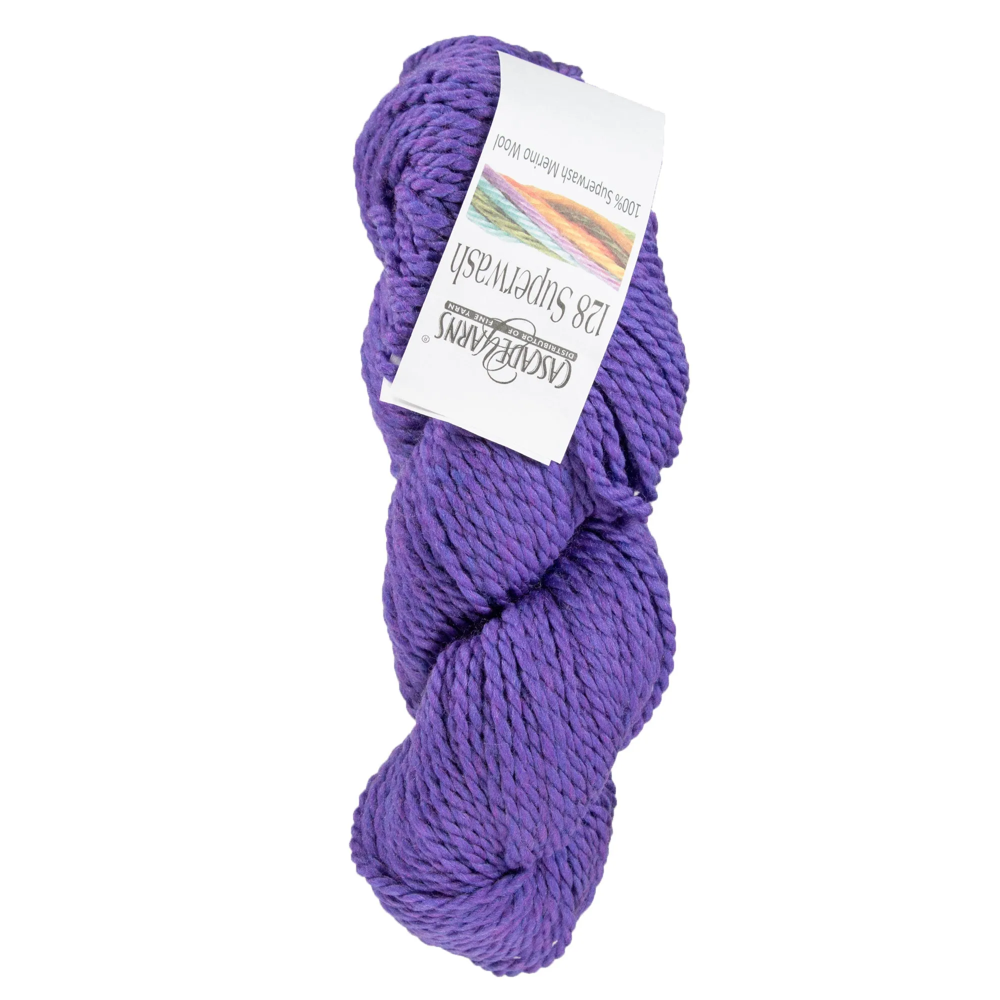 Cascade Yarns 128 Superwash Yarn - 1947 Amethyst Heather