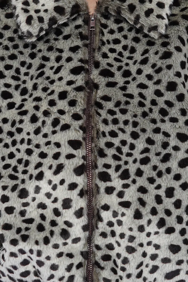 Cheetah Chic Bomber Jacket