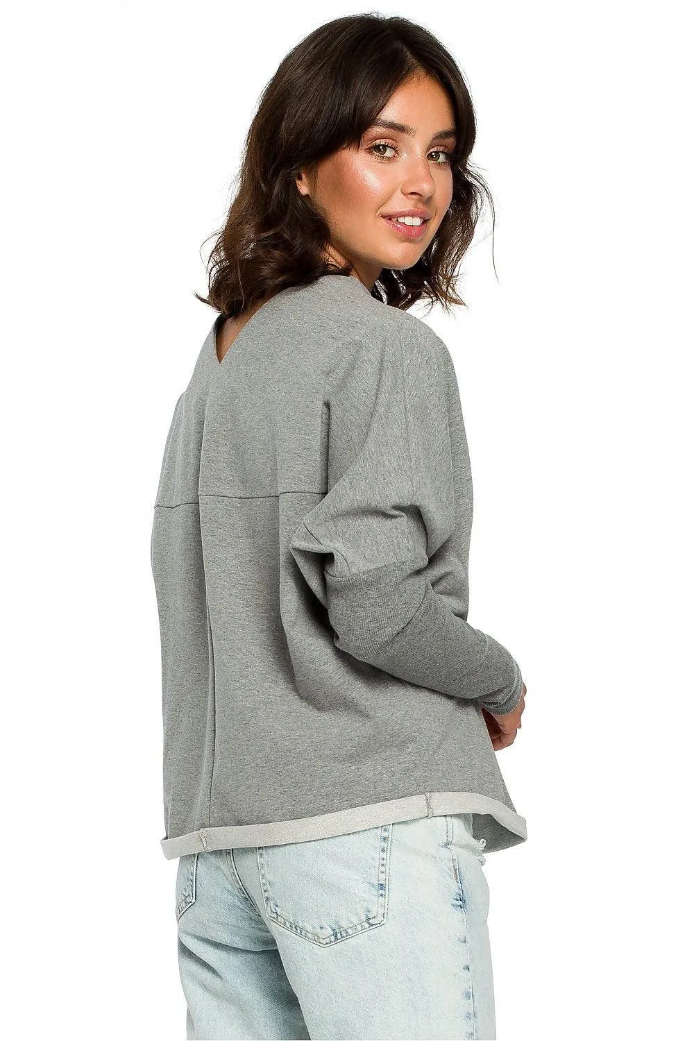 Chic Cozy Cotton Blend Women's Sweatshirt by BeWear