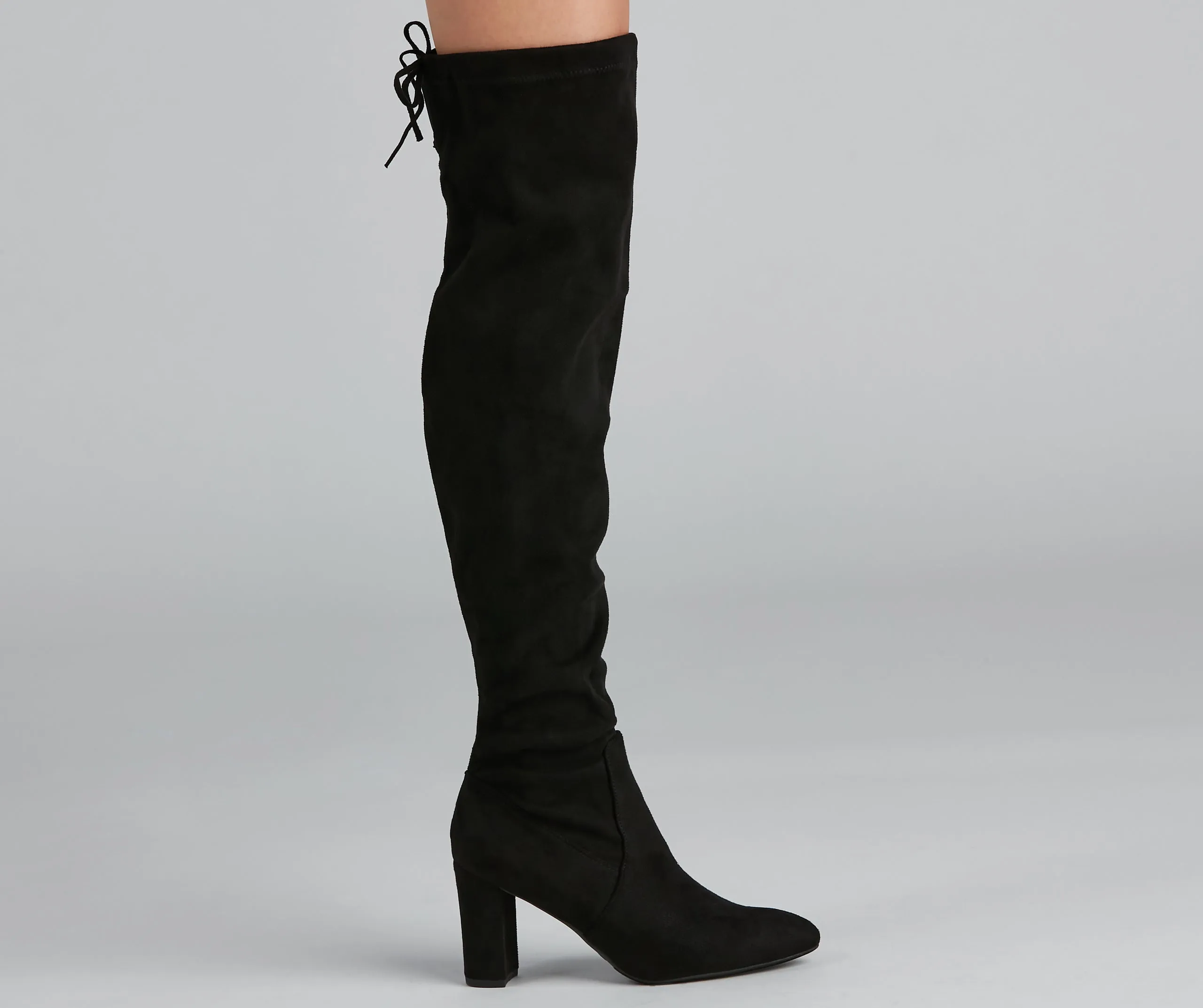 Classic Chic Faux Suede Boots