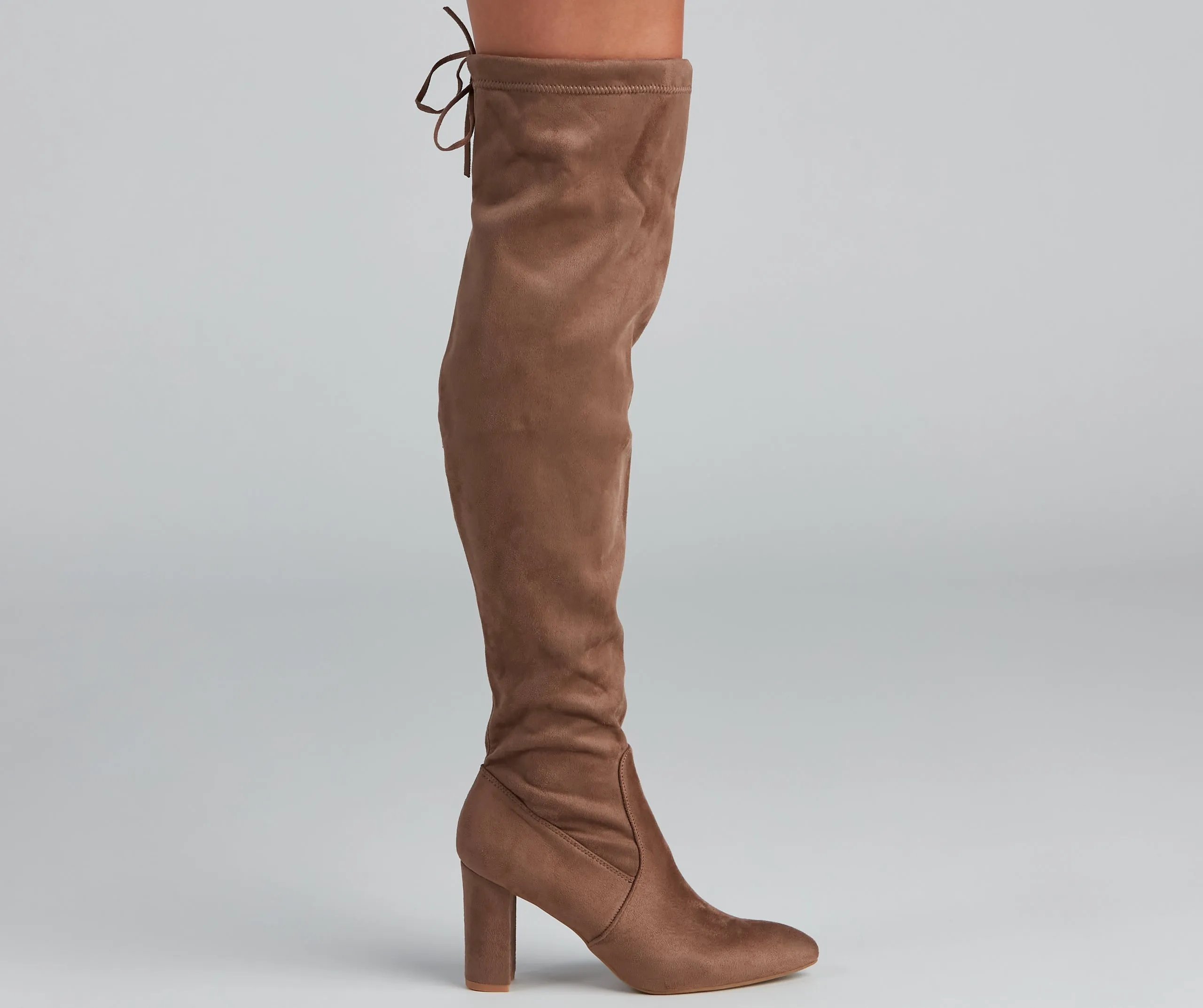 Classic Chic Faux Suede Boots