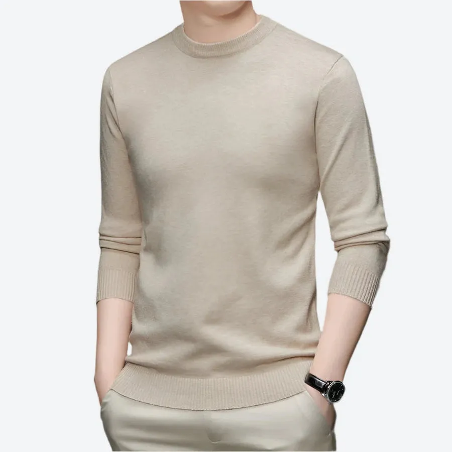 Classic Crew Neck Knitted Sweaters