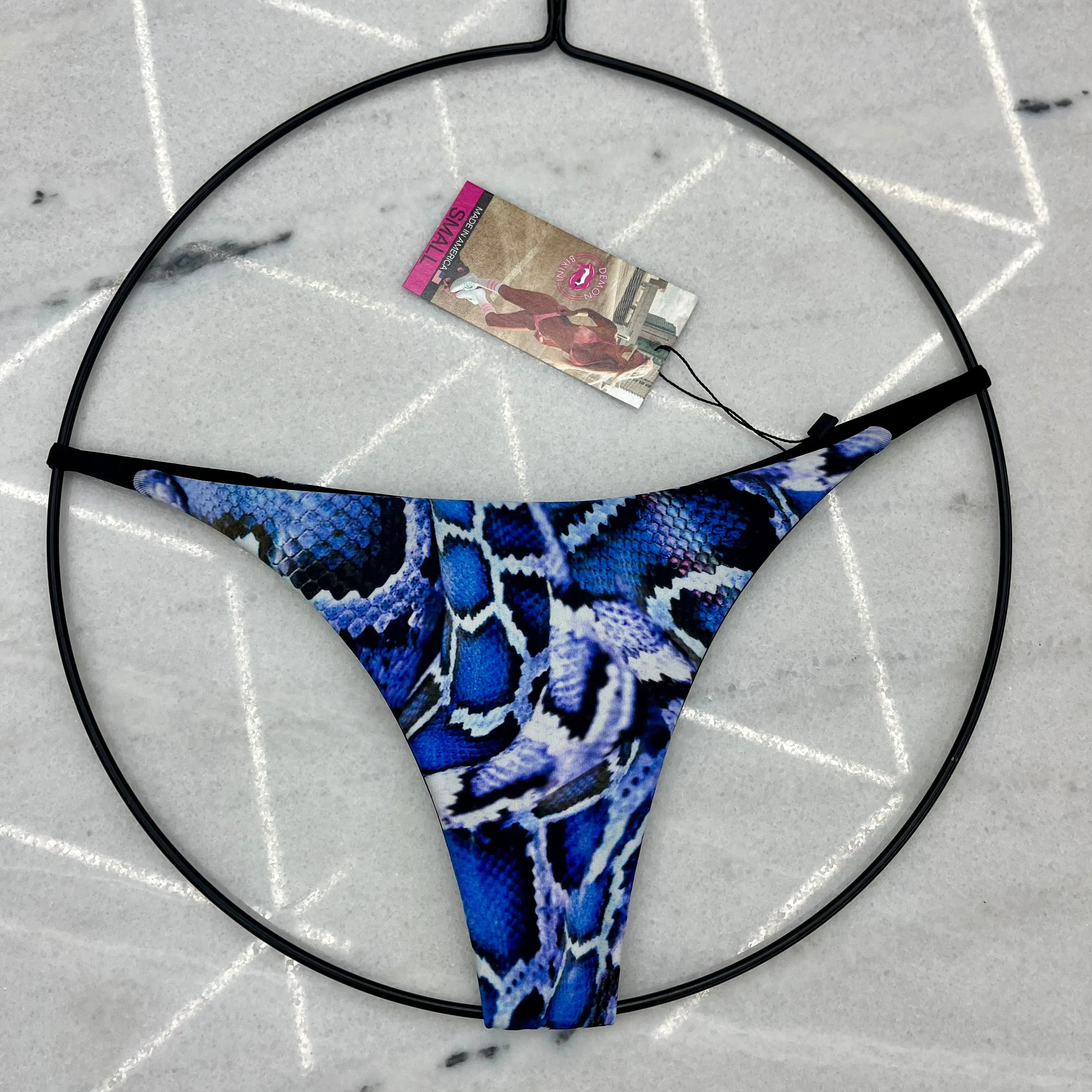 Cobalt Cobra // Thong Bottom