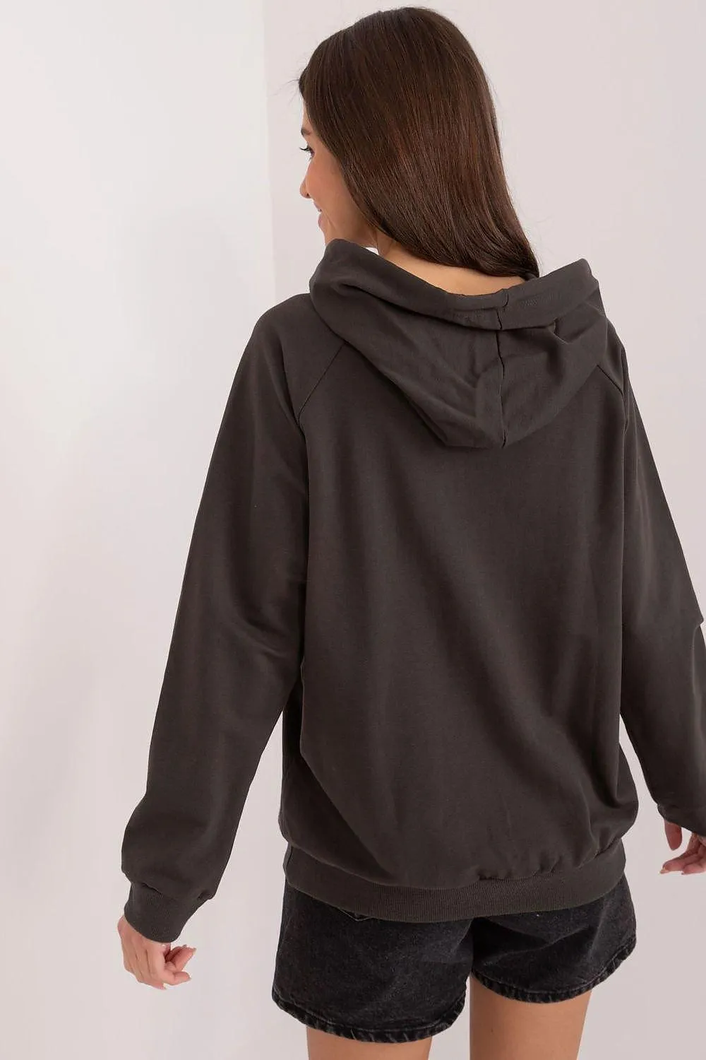 Cozy Cotton Blend Hooded Sweatshirt