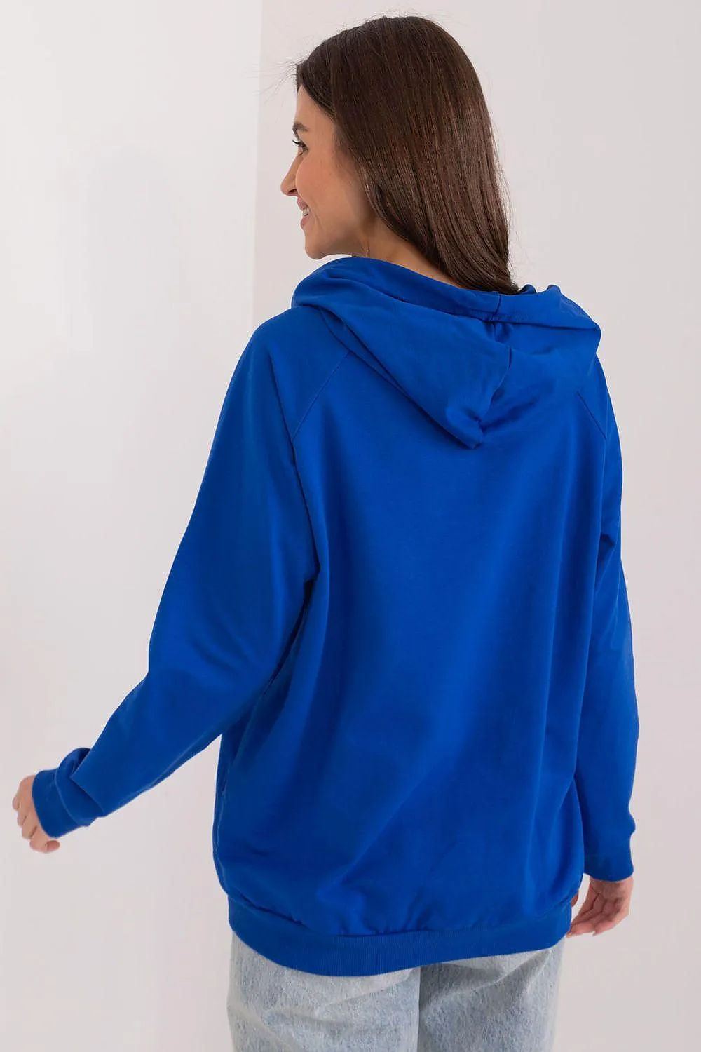 Cozy Cotton Blend Hooded Sweatshirt