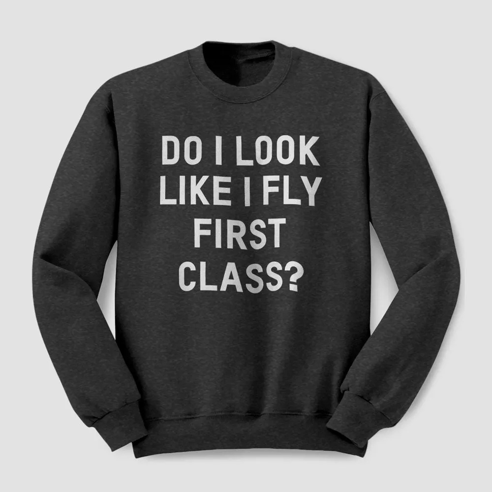 Do I Look Like I Fly First Class? - Sweatshirt