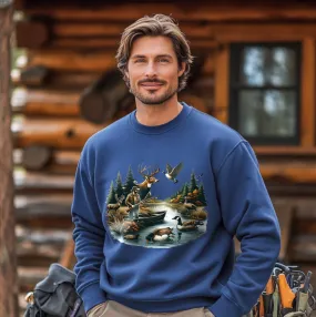 Ducks & Deer Hunting | Men's Fall Sweatshirt