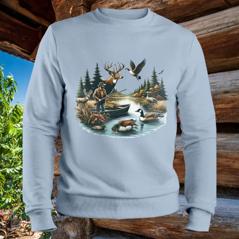 Ducks & Deer Hunting | Men's Fall Sweatshirt