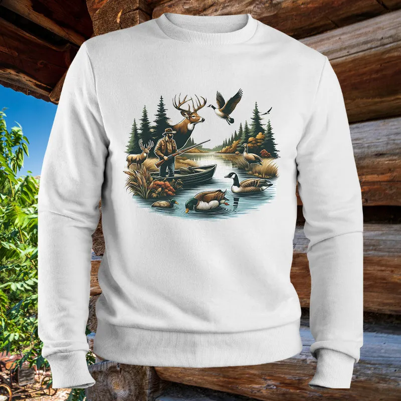 Ducks & Deer Hunting | Men's Fall Sweatshirt