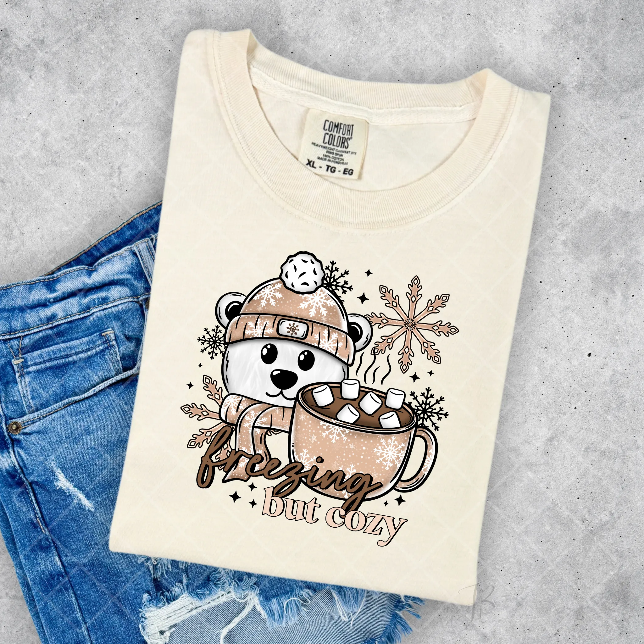 Freezing But Cozy: Winter Vibes Tee