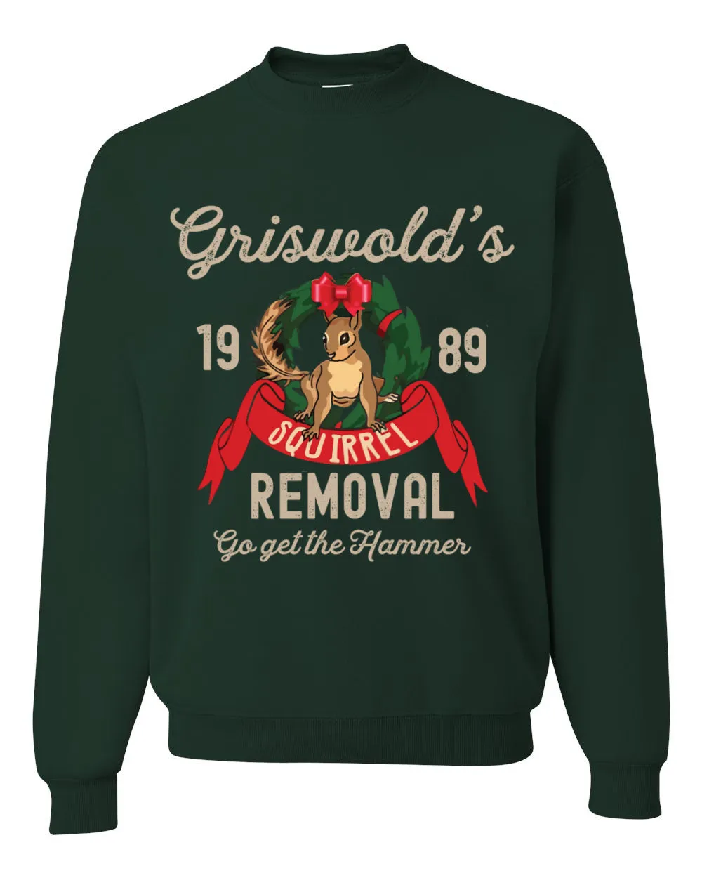 Gildan or Bella Canvas Griswold's Squirrel Removal Service Sweatshirt/ Funny Christmas Sweatshirt /  Youth and Adult Sizes Available