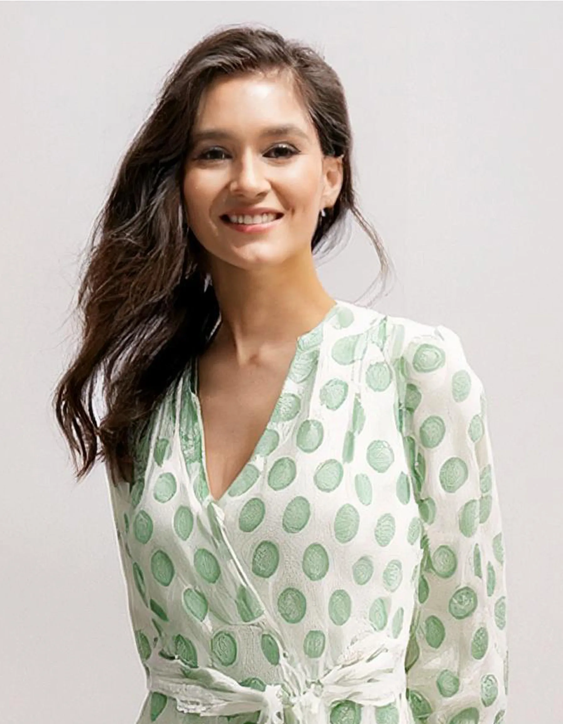 Green Leafy Charm Midi Dress