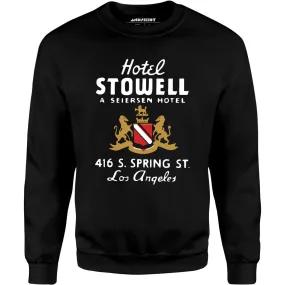 Hotel Stowell - Los Angeles, CA - Vintage Hotel - Unisex Sweatshirt