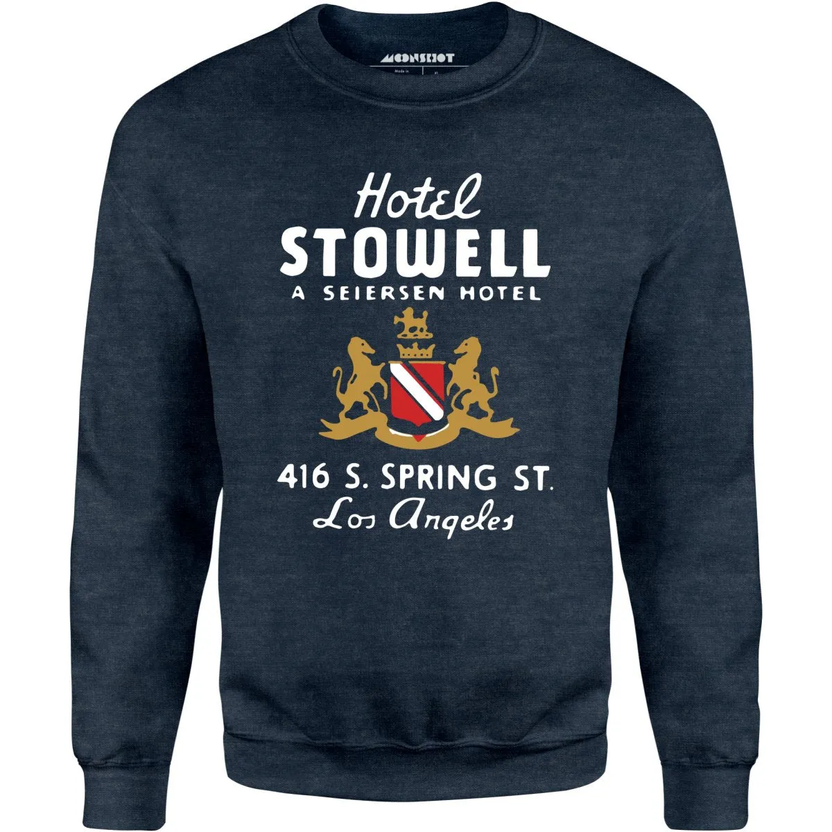 Hotel Stowell - Los Angeles, CA - Vintage Hotel - Unisex Sweatshirt