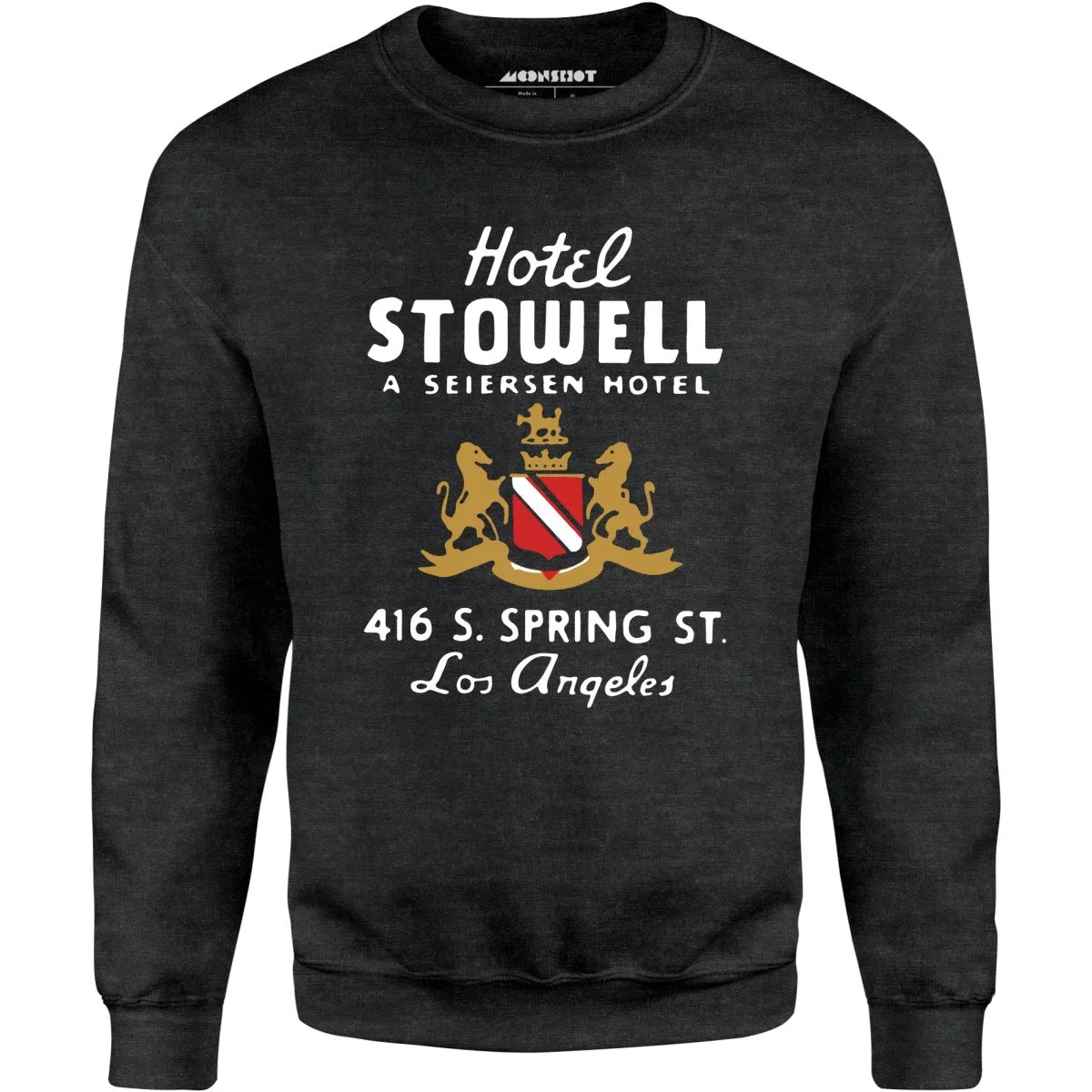 Hotel Stowell - Los Angeles, CA - Vintage Hotel - Unisex Sweatshirt