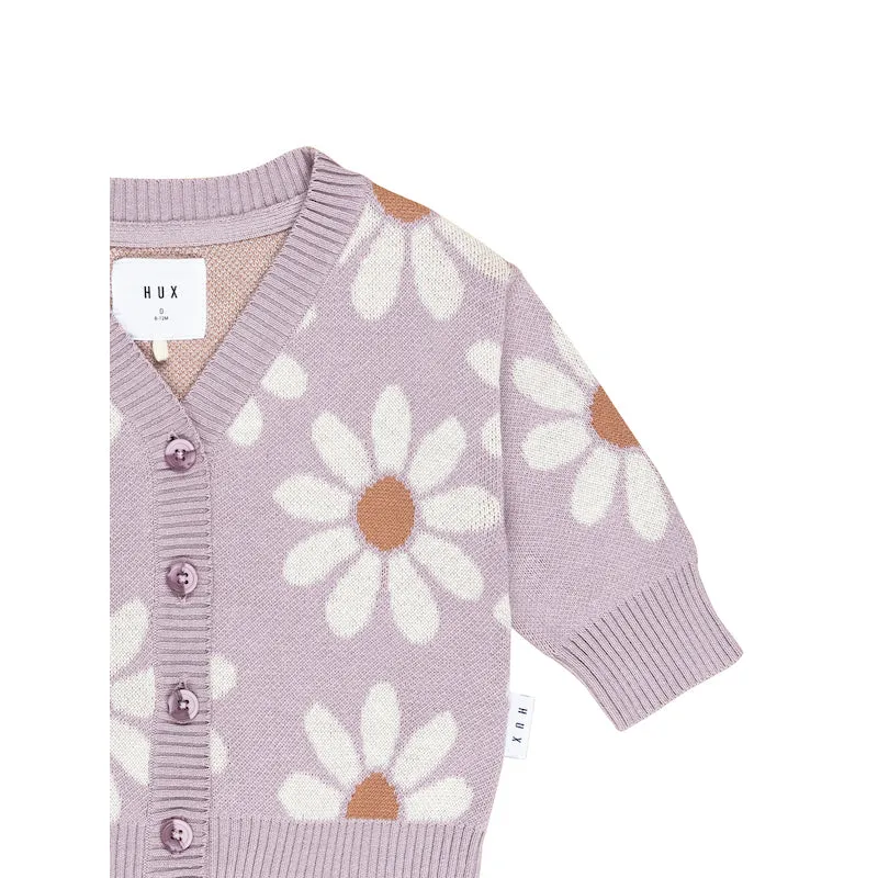 Huxbaby Daisy Knit Cardigan