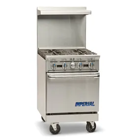 Imperial IR-4 24" Propane Gas Range With 4 Open Burner