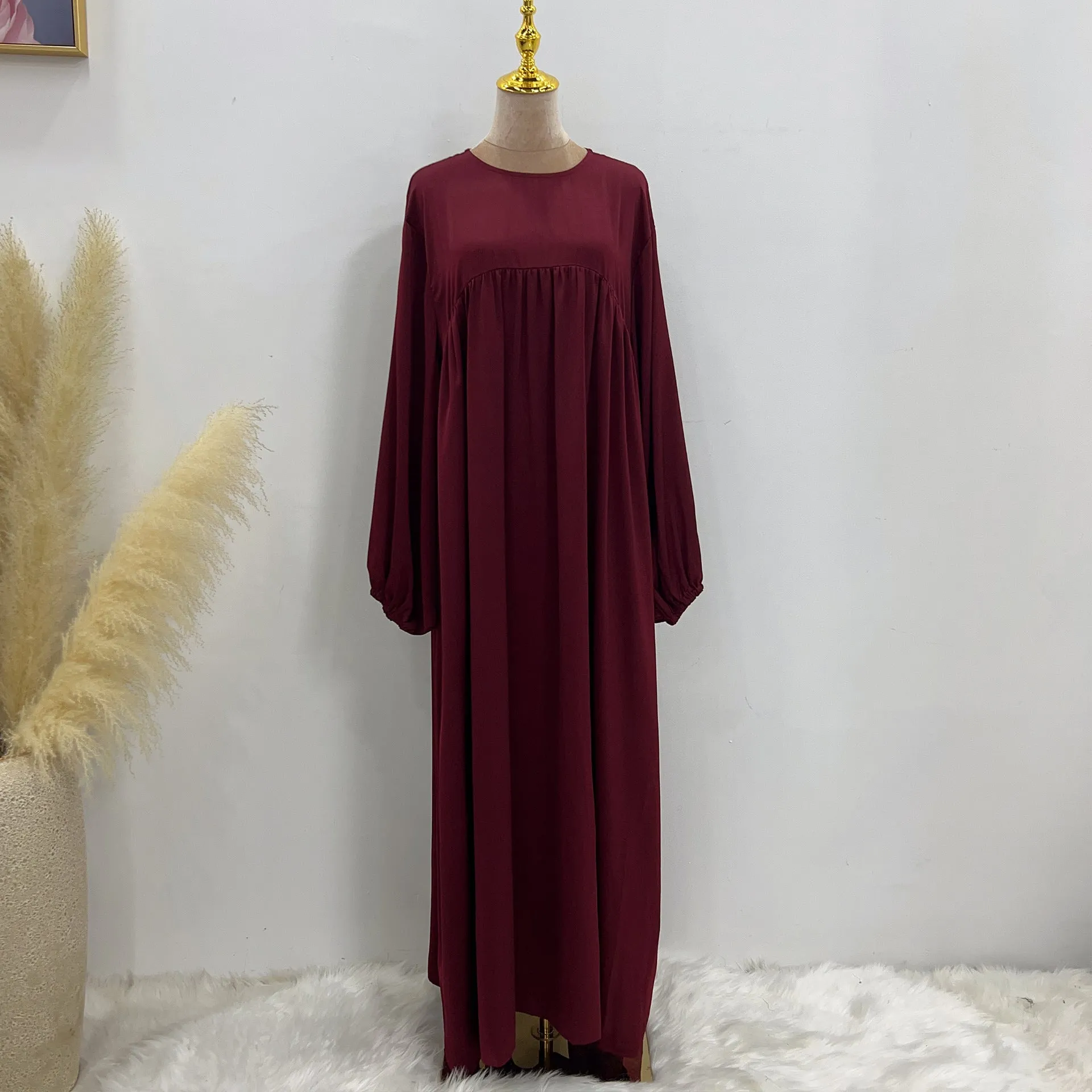 Large Swing Solid Color Loose Comfortable Dresses