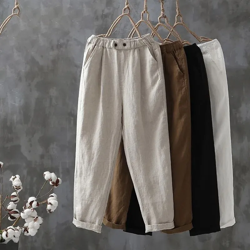 Laura - Comfy Linen Pants