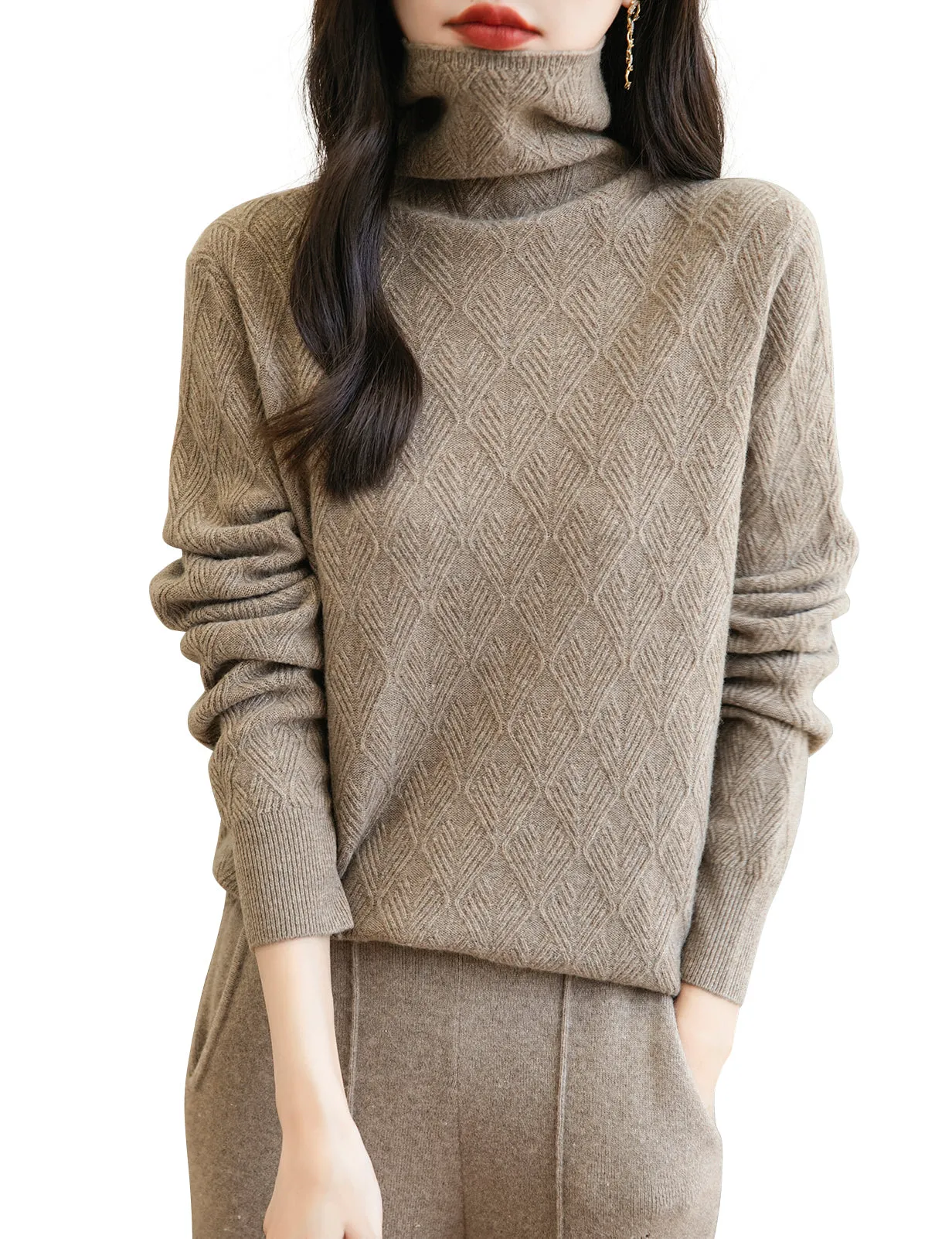 Maria Woman Long Sleeve Knit Sweater