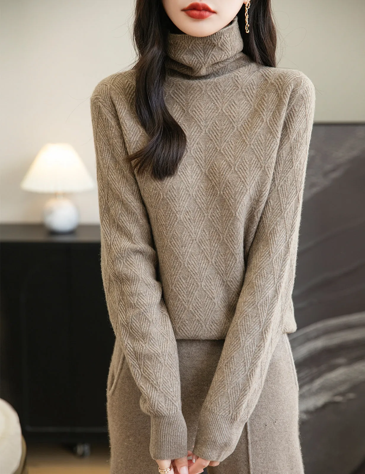 Maria Woman Long Sleeve Knit Sweater