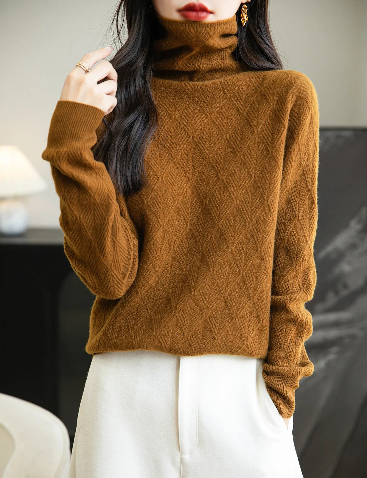 Maria Woman Long Sleeve Knit Sweater