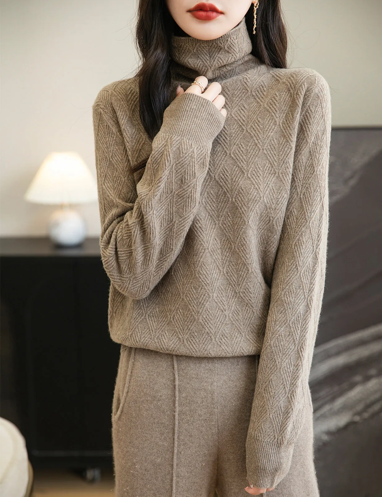 Maria Woman Long Sleeve Knit Sweater