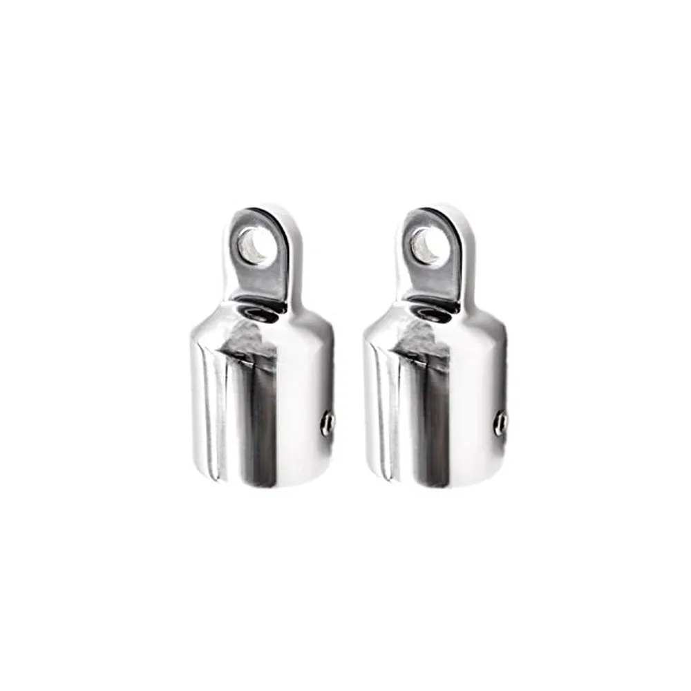 Marine City 316 Stainless-Steel Outside Eye End for Bimini Top 1” Round Tube (2pcs)