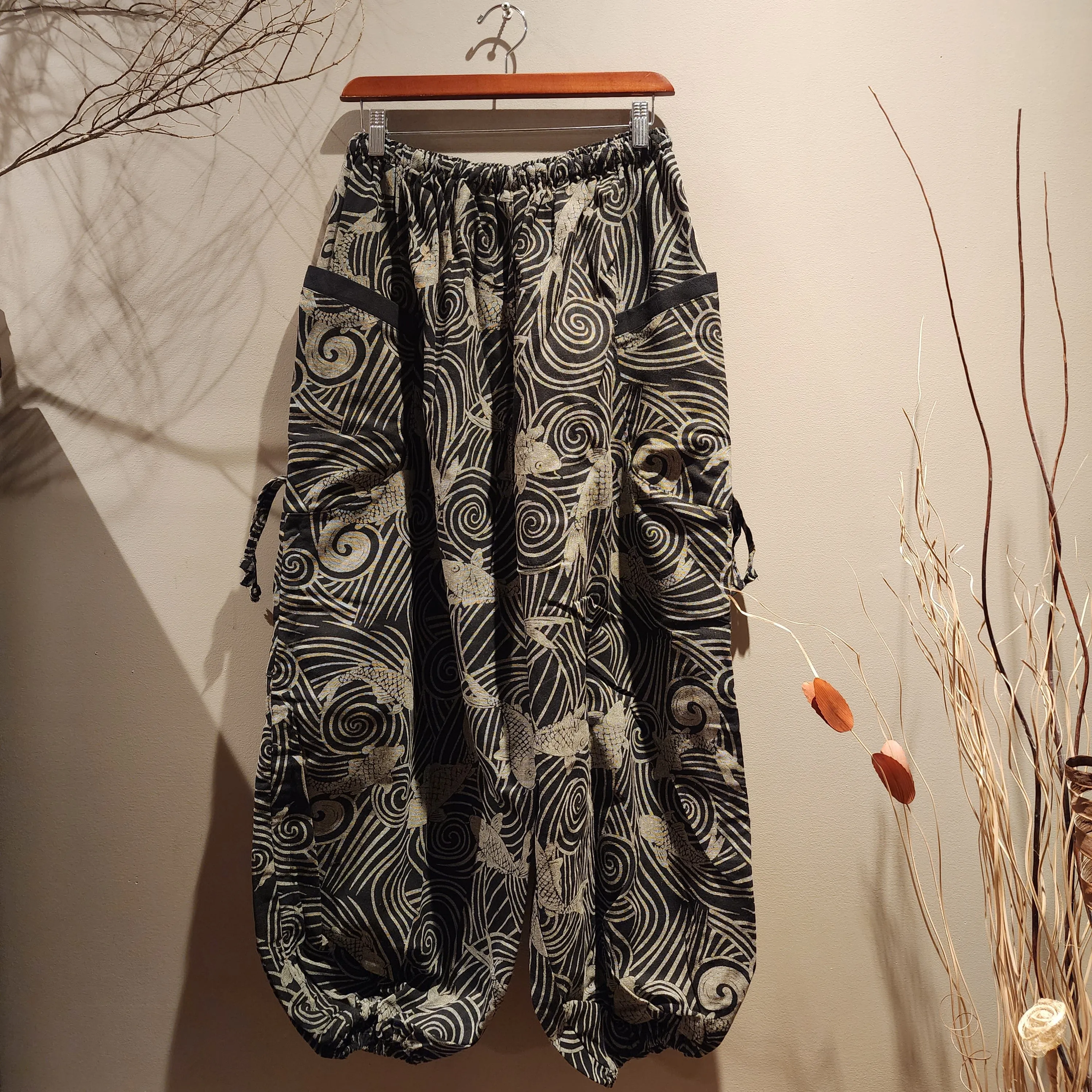 Naruto Waves Drawstring Comfy Pants