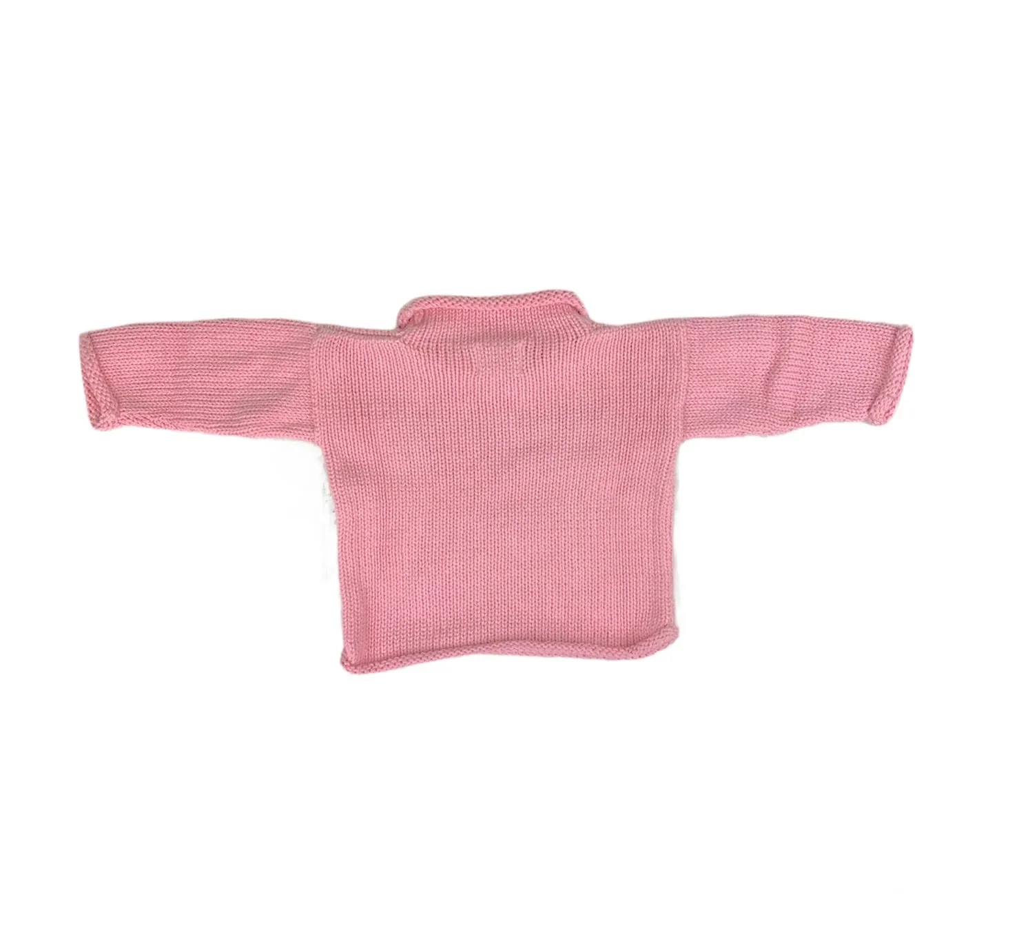 Pink American Flag Roll Neck Sweater