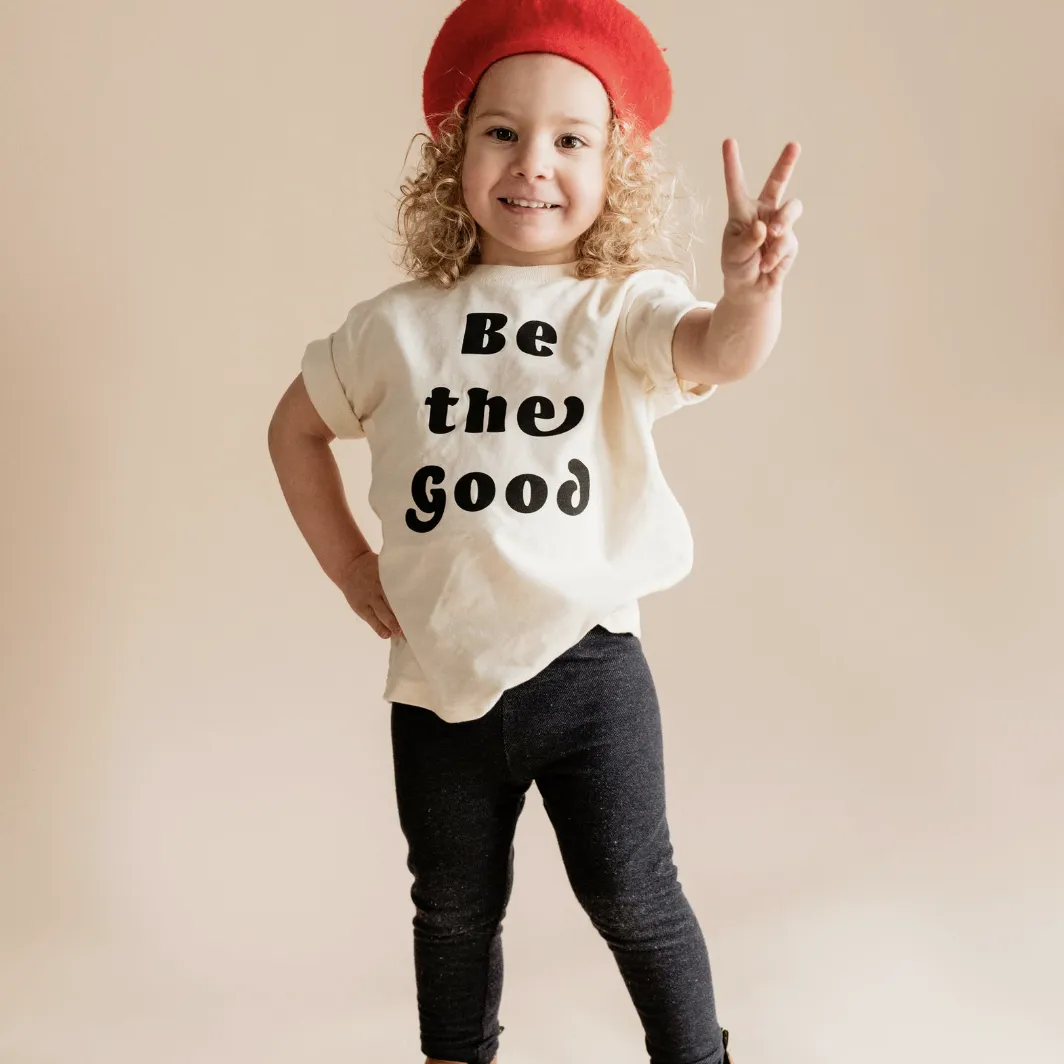 Polished Prints Kids Tee "Be The Good"