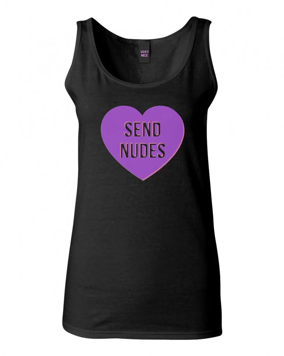 Send Nudes Heart Tank Top