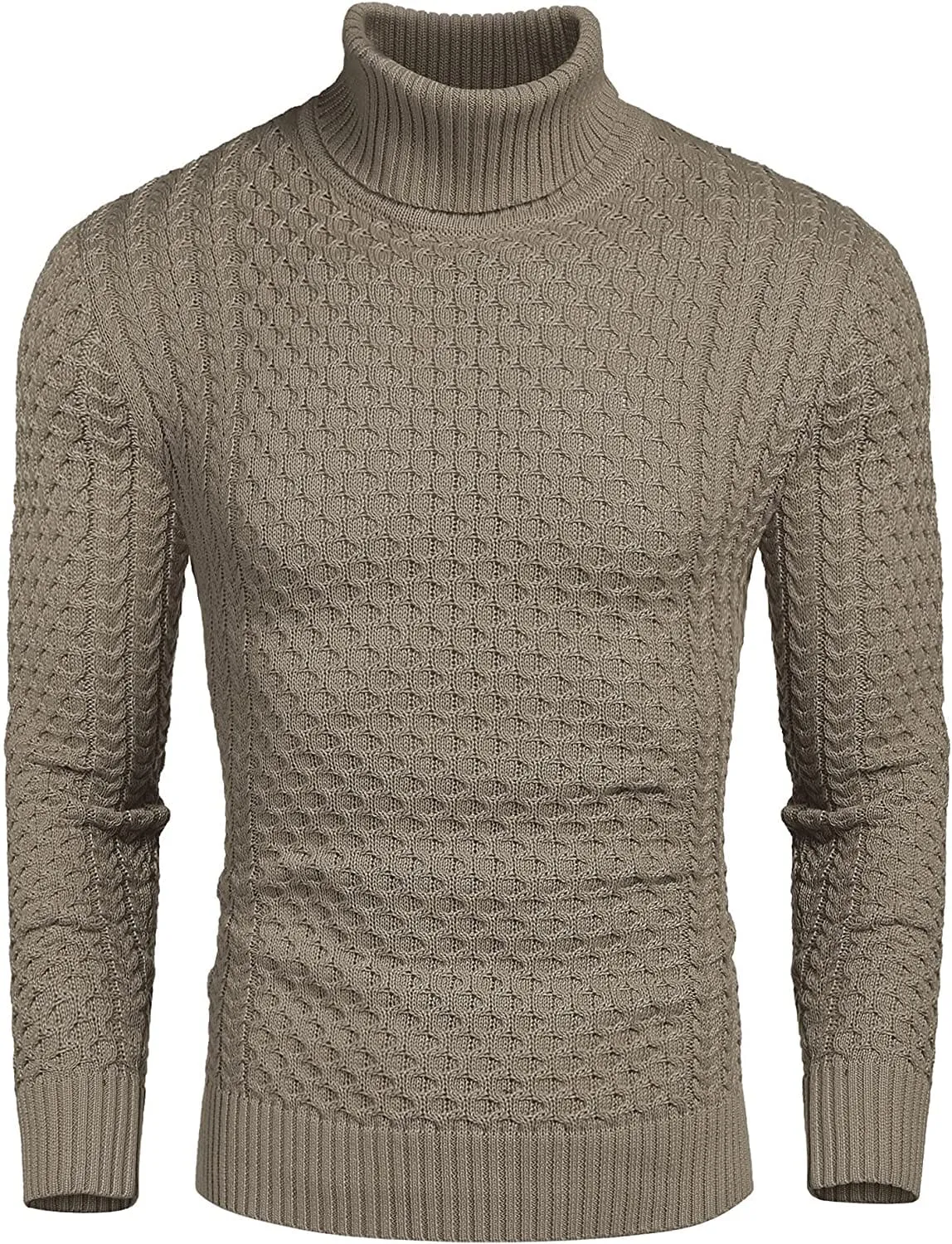 Slim Fit Turtleneck Twisted Sweater (US Only)