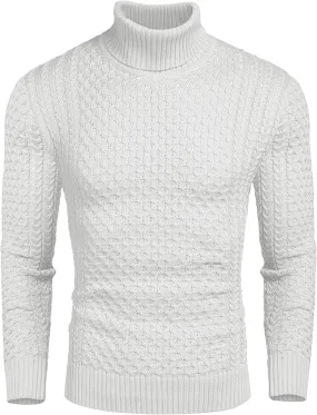 Slim Fit Turtleneck Twisted Sweater (US Only)