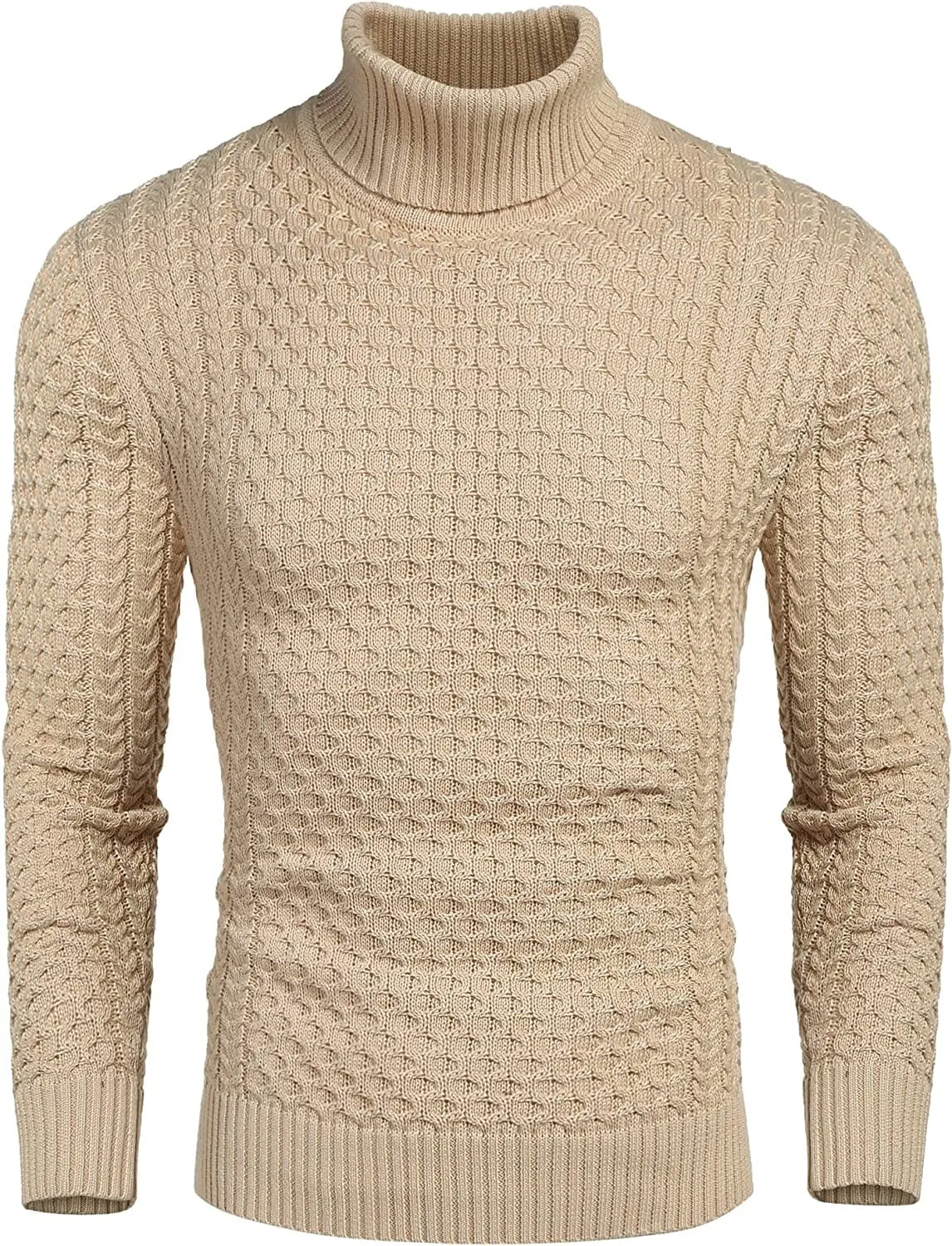 Slim Fit Turtleneck Twisted Sweater (US Only)