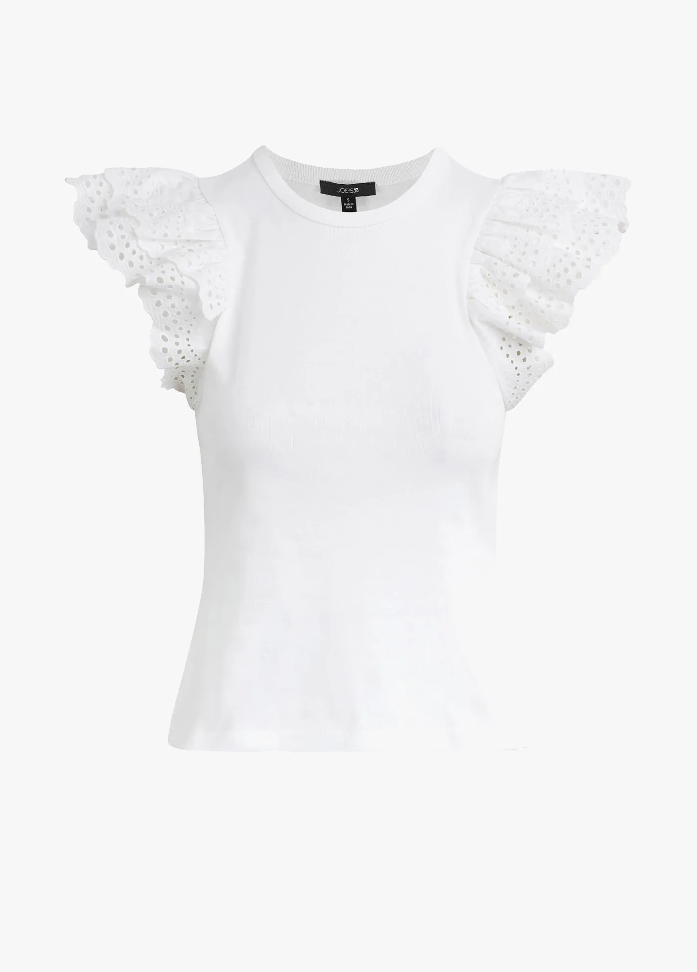 THE ALEXIS BRODERIE SLEEVE TOP