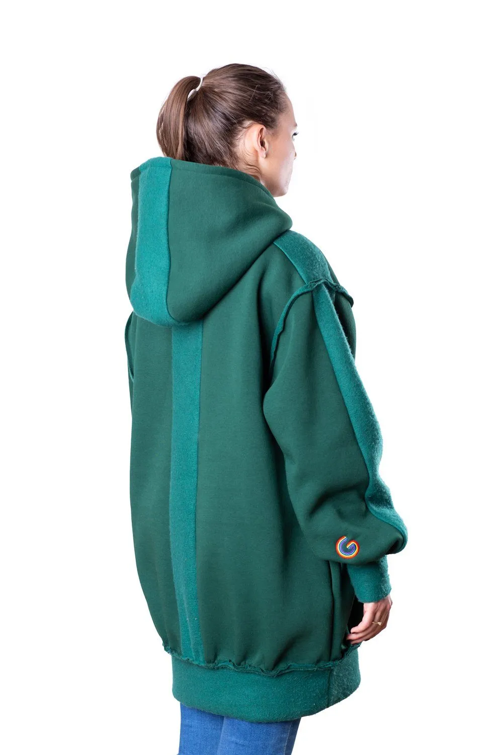 TheG Fresh Oversize Hoody Woman // smaragd