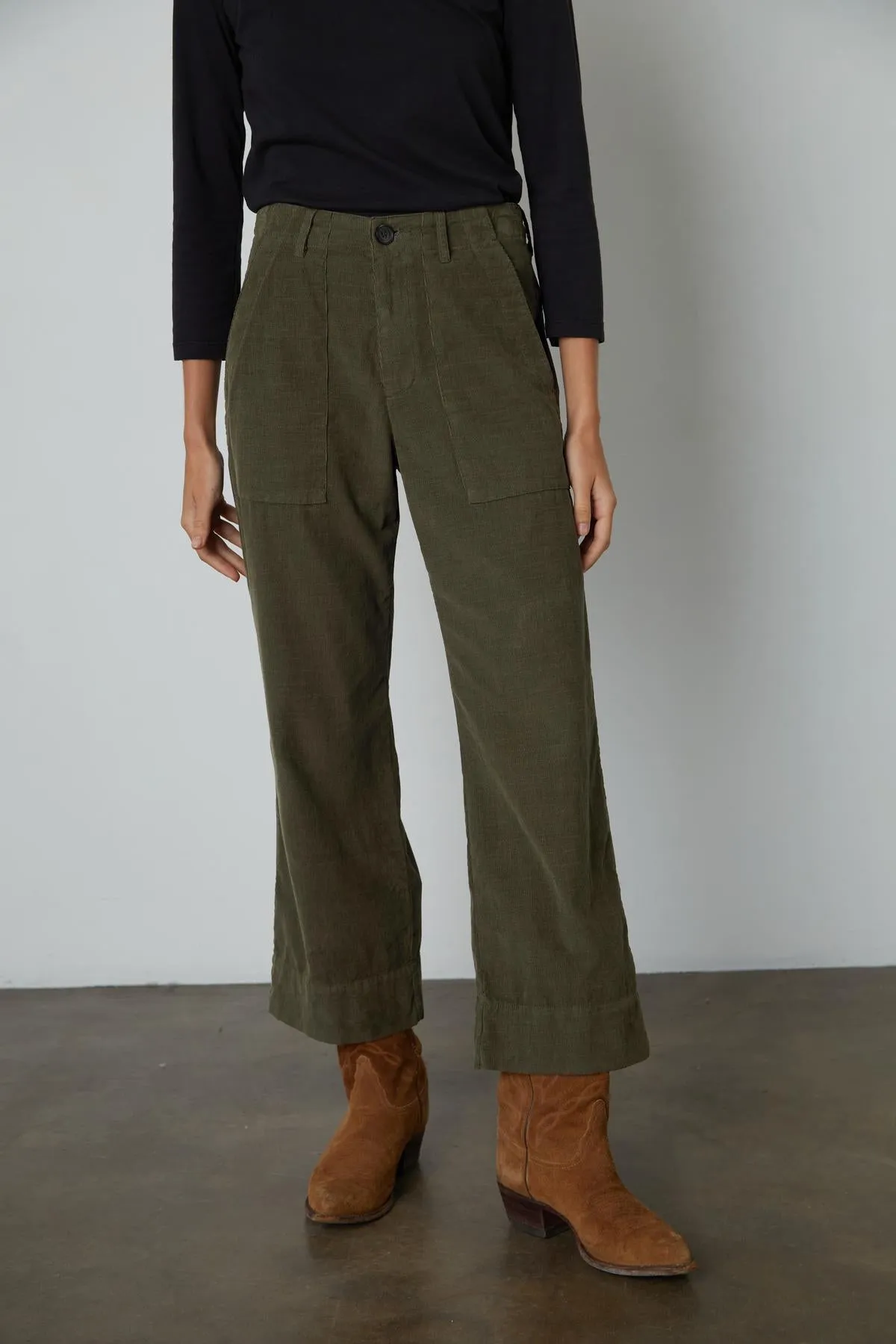 VERA CORDUROY WIDE LEG PANT