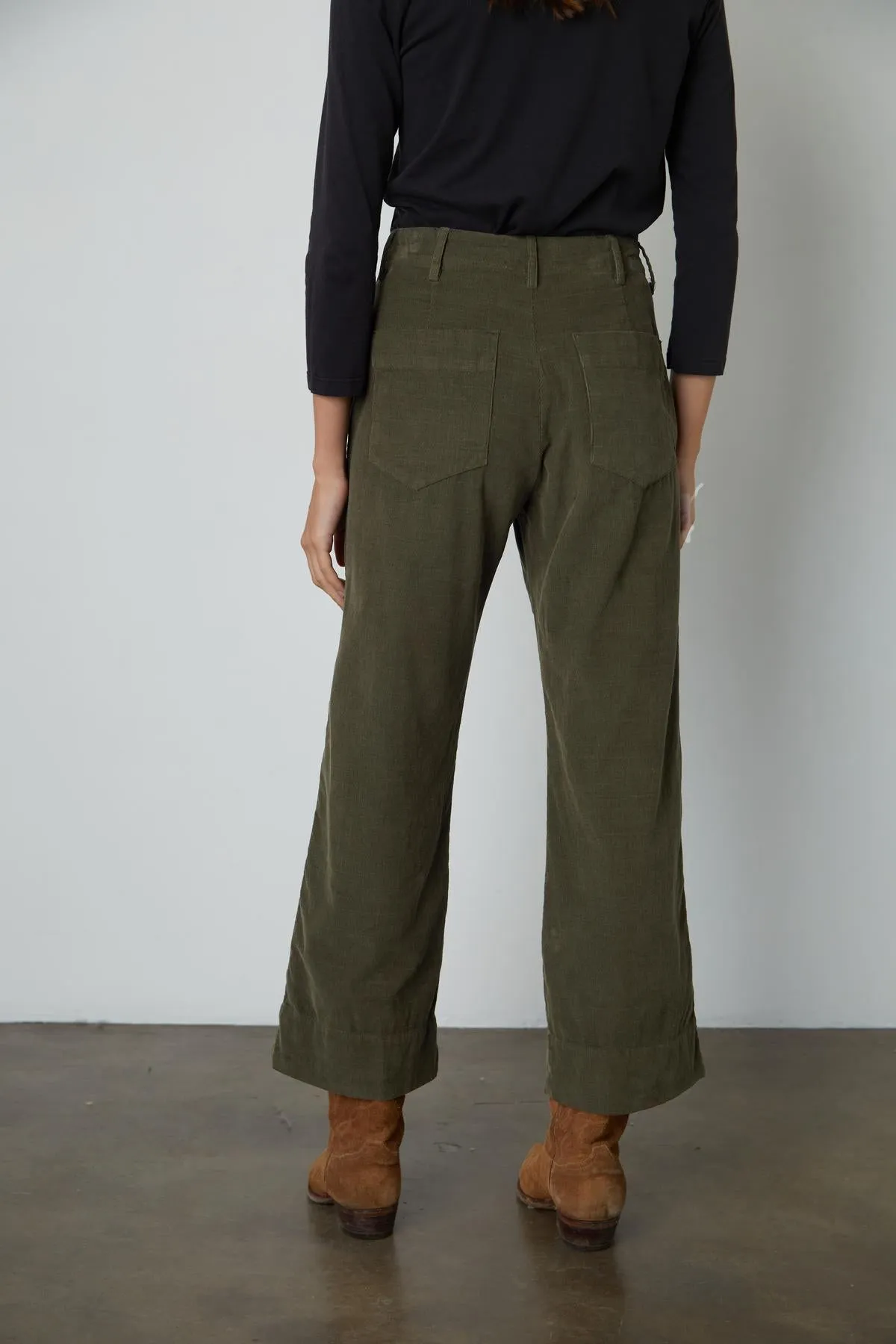 VERA CORDUROY WIDE LEG PANT