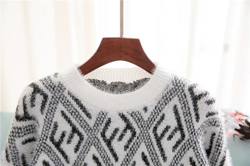 Women's Autumn/Winter Knitted Soft Loose Pullover