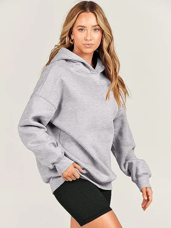 Women's Loose Hooded Sports And Leisure Long Tops